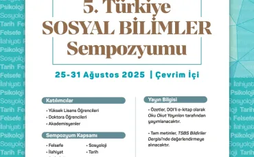 5.⁠ ⁠Türkiye Sosyal Bilimler Sempozyumu | 25-31 Ağustos 2025