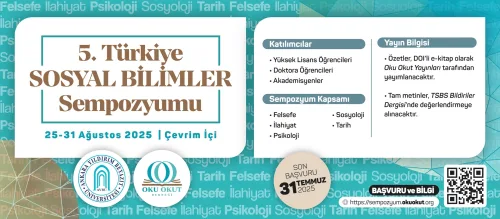 5. Türkiye Sosyal Bilimler Sempozyumu | 25-31 Ağustos 2025